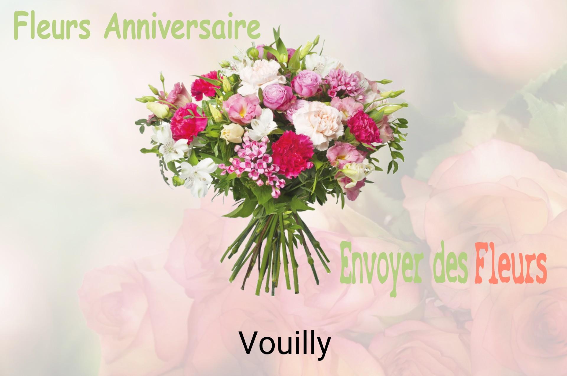 Bouquet de fleurs d’anniversaire livré à Vouilly